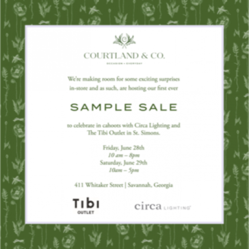 Courtland & Co. Sample Sale 