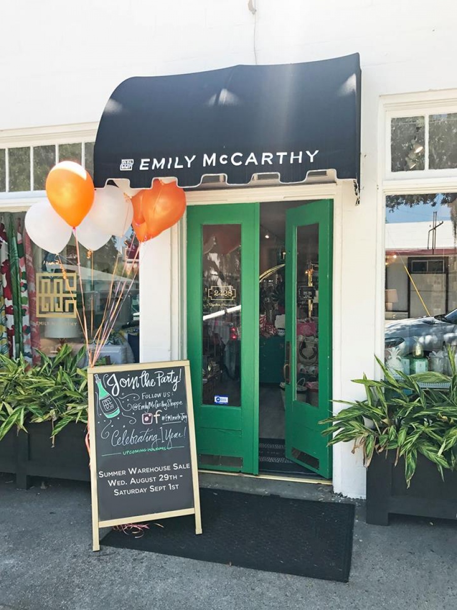Emily McCarthy Gift Shop Warehouse Sale