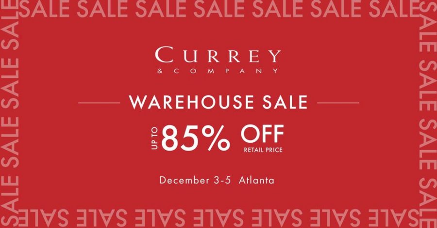 Currey and Company Warehouse Sale