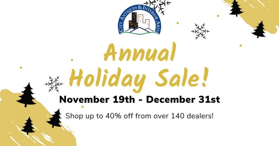 City Antiques and Interior Arts Annual Holiday Sale