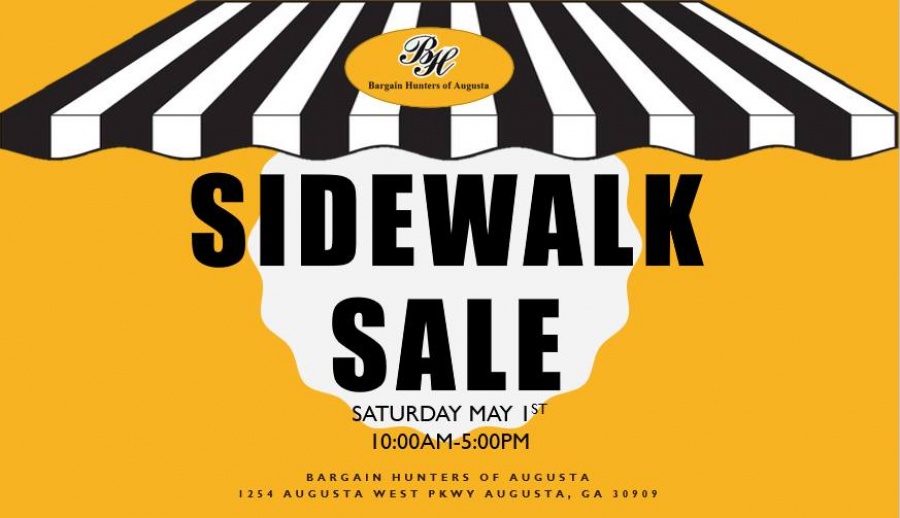 Bargain Hunters Antiques and Consignments Sidewalk Sale 