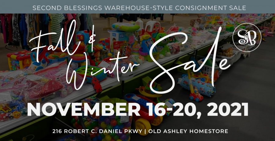 Second Blessings Fall and Winter Consignment Sale
