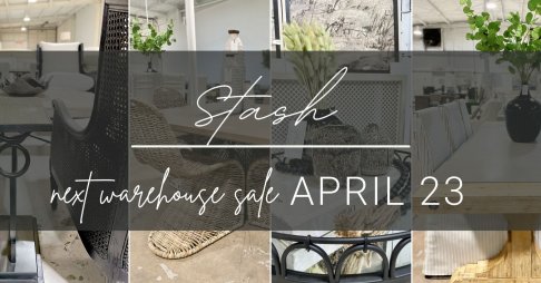 Stash Decor April Warehouse Sale