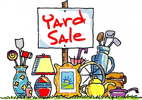Youth Department Annual Yard Sale