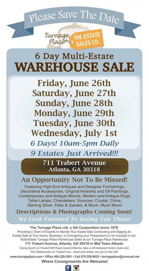 Multi-Estate Warehouse Sale