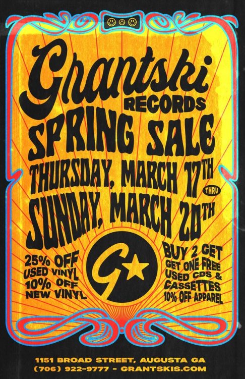 Grantski Records Spring Sale